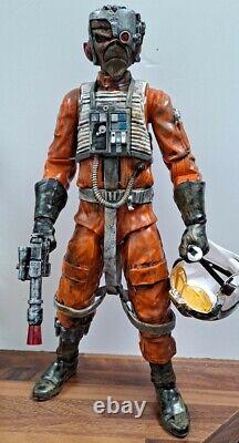 IRON MAIDEN Custom Cyborg Eddie FIGURE 12 Inch Star Wars X-wing Pilot Figurine