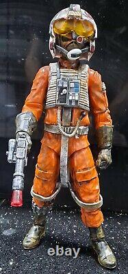 IRON MAIDEN Custom Cyborg Eddie FIGURE 12 Inch Star Wars X-wing Pilot Figurine