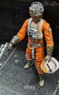IRON MAIDEN Custom Cyborg Eddie FIGURE 12 Inch Star Wars X-wing Pilot Figurine