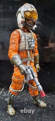 IRON MAIDEN Custom Cyborg Eddie FIGURE 12 Inch Star Wars X-wing Pilot Figurine