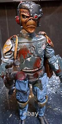 IRON MAIDEN Inspired Custom Cyborg Eddie FIGURE Boba Fett 14 Figurine Star Wars