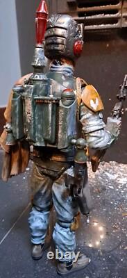 IRON MAIDEN Inspired Custom Cyborg Eddie FIGURE Boba Fett 14 Figurine Star Wars