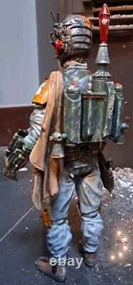 IRON MAIDEN Inspired Custom Cyborg Eddie FIGURE Boba Fett 14 Figurine Star Wars