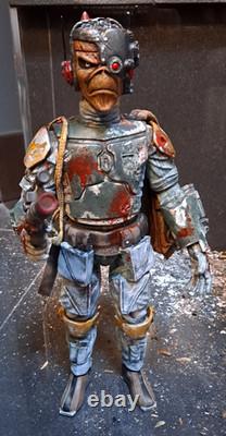 IRON MAIDEN Inspired Custom Cyborg Eddie FIGURE Boba Fett 14 Figurine Star Wars
