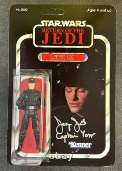 JASPER JACOBS Signed Captain Yorr Star Wars Autograph Custom Figure ROTJ