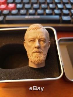 JNIX ART Custom 1/6 Obi Wan Kenobi Head Sculpt Hot Toys Star Wars ANH
