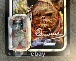JOHN CUMMING Signed Warok Ewok Star Wars Autograph Custom Figure ROTJ