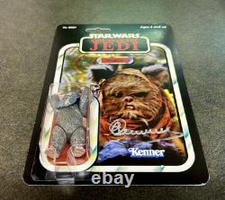 JOHN CUMMING Signed Warok Ewok Star Wars Autograph Custom Figure ROTJ