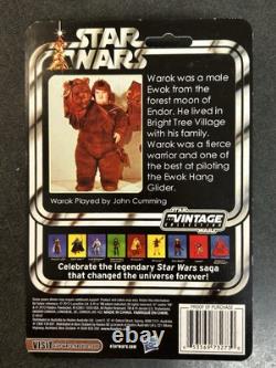 JOHN CUMMING Signed Warok Ewok Star Wars Autograph Custom Figure ROTJ