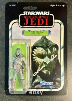 JULIUS LeFLORE Signed Yotts Orren Skiff Guard Autograph Custom Star Wars Figure
