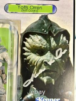 JULIUS LeFLORE Signed Yotts Orren Skiff Guard Autograph Custom Star Wars Figure