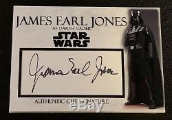 James Earl Jones Darth Vader Star Wars Signed Auto Custom Cut Signature Card Jsa