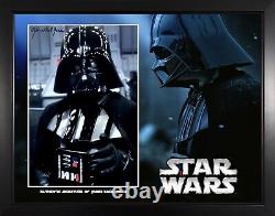 James Earl Jones Star Wars Actor Custom Framed Signed Autograph Photo COA
