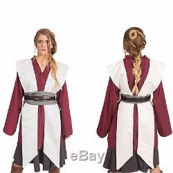Jedi Librarian Star Wars Halloween Custom Cosplay Sith Lord Tunic Set Female gir