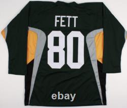 Jeremy Bulloch Signed Boba Fett Star Wars Custom Hockey Jersey (JSA COA)
