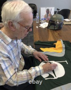 Jeremy Bulloch Signed Boba Fett Star Wars Custom Hockey Jersey (JSA COA)
