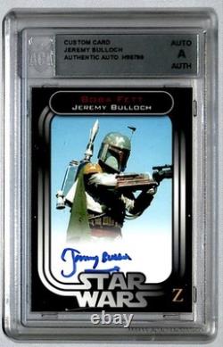 Jeremy Bulloch as Boba Fett 2020 Star Wars Custom Card Auto #NNO AUTHENTIC ACA