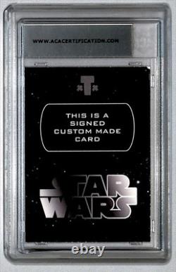 Jeremy Bulloch as Boba Fett 2020 Star Wars Custom Card Auto #NNO AUTHENTIC ACA