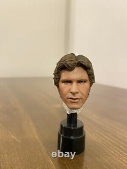 Jnix 1/6 Custom Star Wars Han Solo Head Sculpt 12 Figure Hot Toys Episode 4 5 6