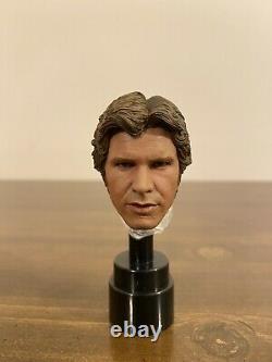 Jnix 1/6 Custom Star Wars Han Solo Head Sculpt 12 Figure Hot Toys Episode 4 5 6