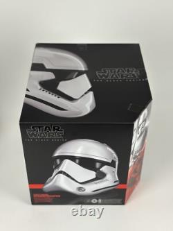 John Boyega Autographed Bloody Star Wars Helmet With Insc&Custom Production Paint