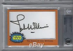 John Williams Signed Custom Cut Topps Trading Card Star Wars BAS 00011007238