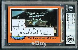 John Williams signed autograph auto Star Wars Music Composer Custom Card BAS