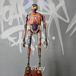 K2SO Figure Graffiti Custom Display Piece Star Wars Toy Street Art OOAK new