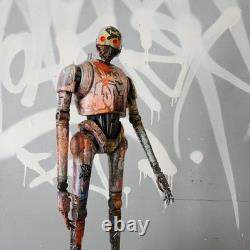 K2SO Figure Graffiti Custom Display Piece Star Wars Toy Street Art OOAK new