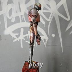 K2SO Figure Graffiti Custom Display Piece Star Wars Toy Street Art OOAK new