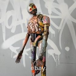 K2SO Figure Graffiti Custom Display Piece Star Wars Toy Street Art OOAK new