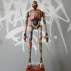 K2SO Figure Graffiti Custom Display Piece Star Wars Toy Street Art OOAK new