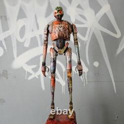 K2SO Figure Graffiti Custom Display Piece Star Wars Toy Street Art OOAK new