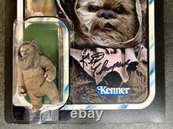 KEVIN THOMPSON Signed Chubbray Ewok Star Wars Autograph Custom Figure With COA