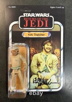 KIRK THATCHER Signed Mon Calamari Star Wars Autograph Custom Figure