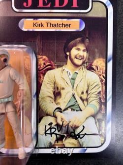 KIRK THATCHER Signed Mon Calamari Star Wars Autograph Custom Figure