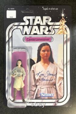 KOO STARK Signed Camie Loneozner Autograph Custom Star Wars Figure