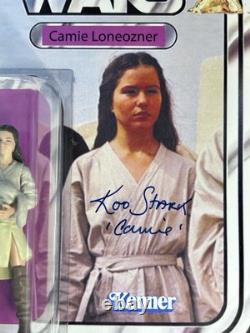 KOO STARK Signed Camie Loneozner Autograph Custom Star Wars Figure