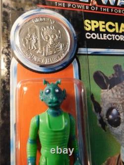 Kenner Star Wars 1978 Custom Carded Greedo POTF Last 17 W Coin Cantina Creature