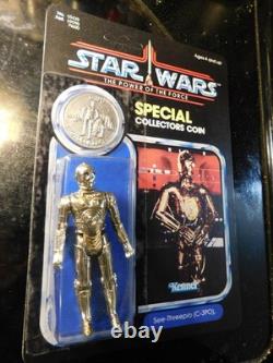 Kenner Star Wars 1978 Custom Carded POTF Last 17 W Coin C-3PO 1st 12 Back