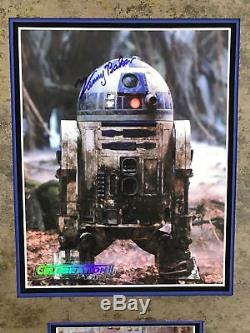 Kenny Baker R2-D2 STAR WARS Signed AWESOME Autographed Custom Framed JSA COA