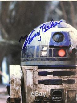 Kenny Baker R2-D2 STAR WARS Signed AWESOME Autographed Custom Framed JSA COA