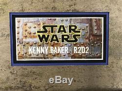 Kenny Baker R2-D2 STAR WARS Signed AWESOME Autographed Custom Framed JSA COA