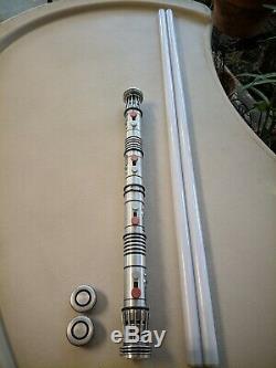 Korbanth Dm1 Dual Neopixel install NBv4 Darth maul star wars custom lightsaber