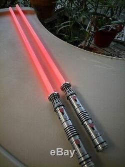 Korbanth Dm1 Dual Neopixel install NBv4 Darth maul star wars custom lightsaber