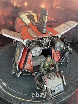 Krayt Viper Assault Shuttle Custom Hand-Painted Star Wars Kenner Sith Diorama