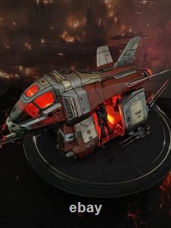 Krayt Viper Assault Shuttle Custom Hand-Painted Star Wars Kenner Sith Diorama