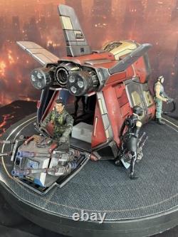 Krayt Viper Assault Shuttle Custom Hand-Painted Star Wars Kenner Sith Diorama
