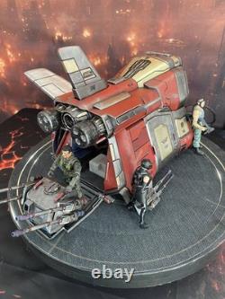 Krayt Viper Assault Shuttle Custom Hand-Painted Star Wars Kenner Sith Diorama