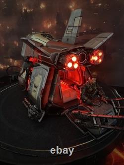 Krayt Viper Assault Shuttle Custom Hand-Painted Star Wars Kenner Sith Diorama